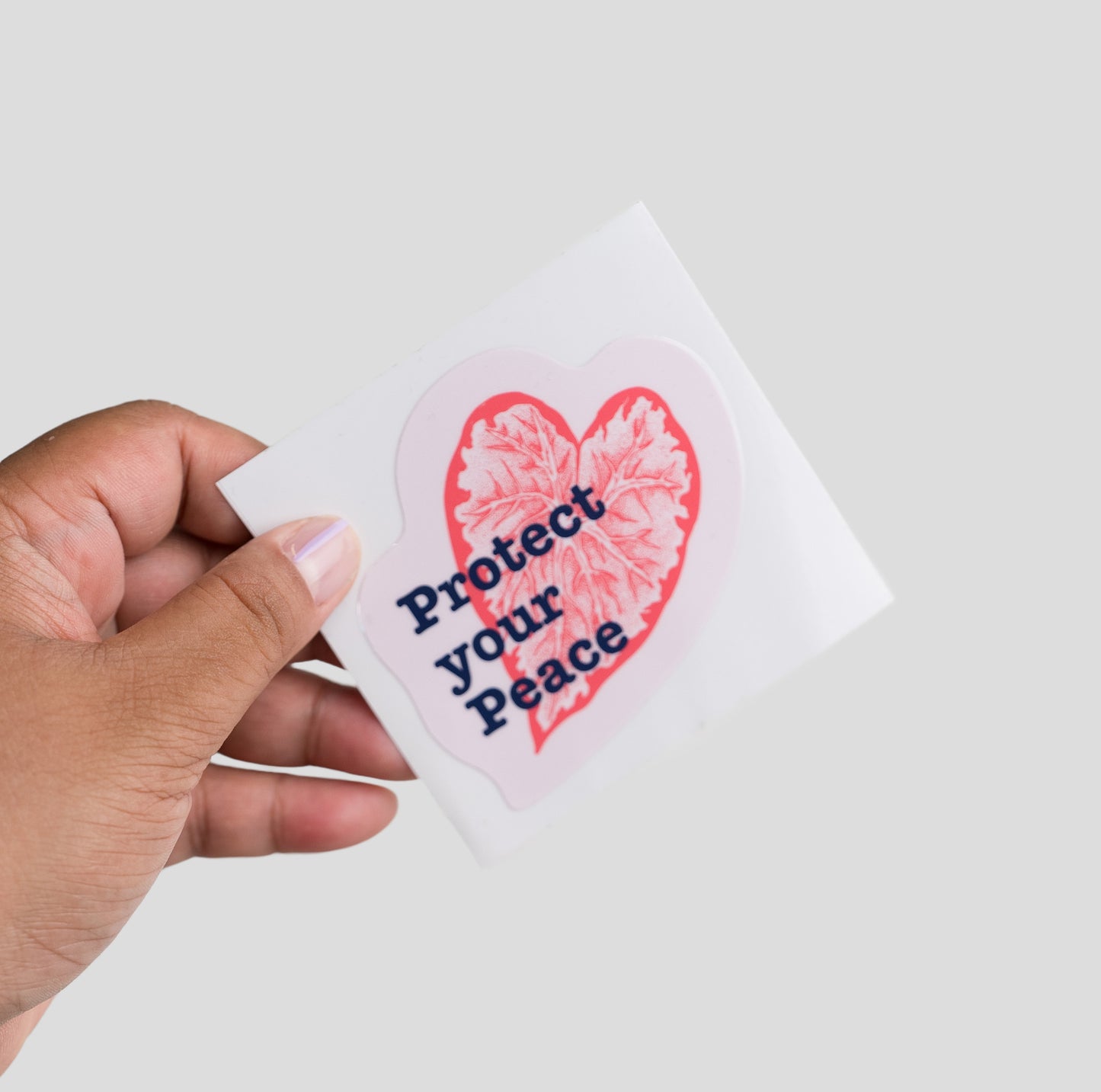 Protect your Peace | Leaf Permanent Sticker
