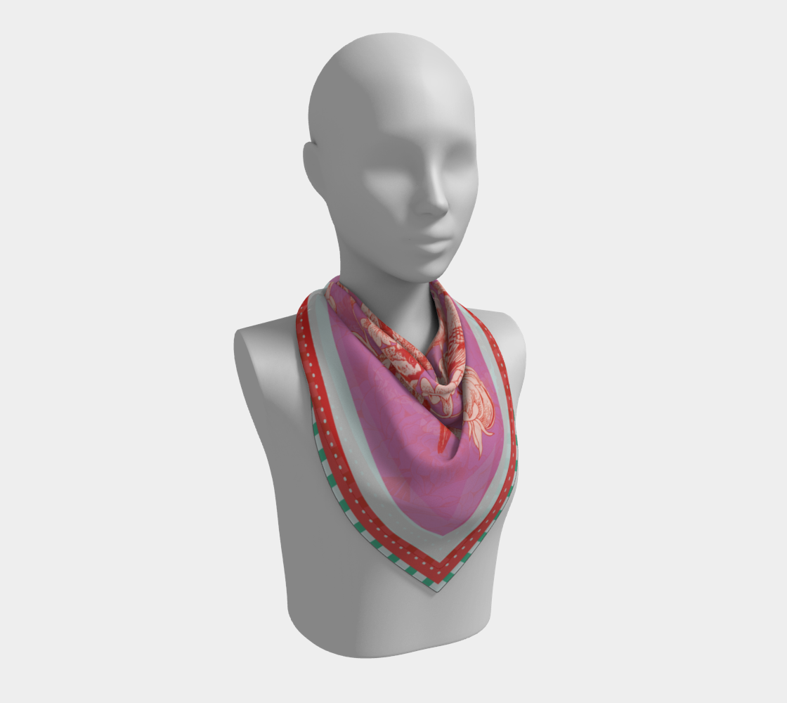 Botanical Square Scarf