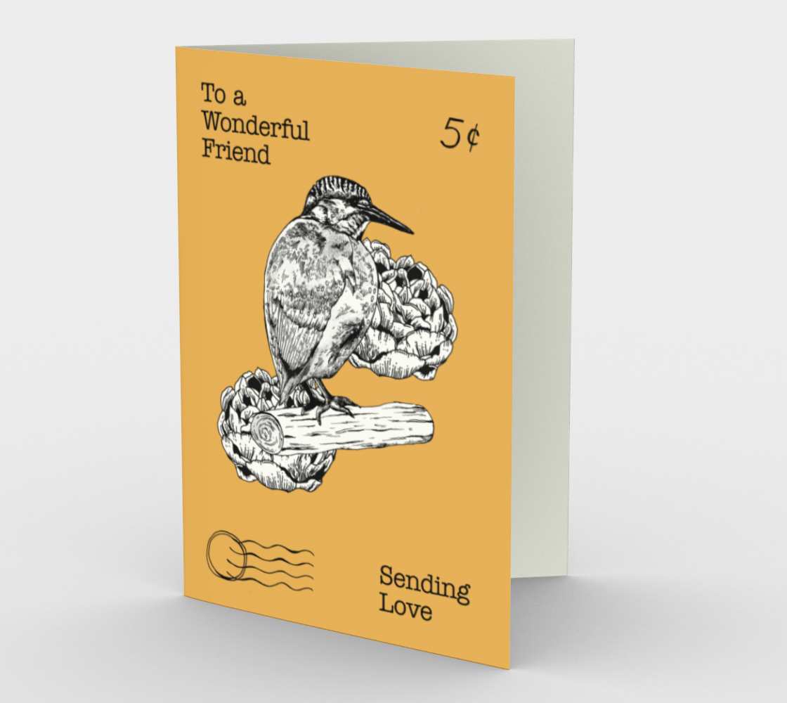 To A Wonderful Friend Stationery Card