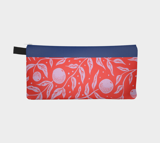 Orange You Glad Botanical Pencil Case