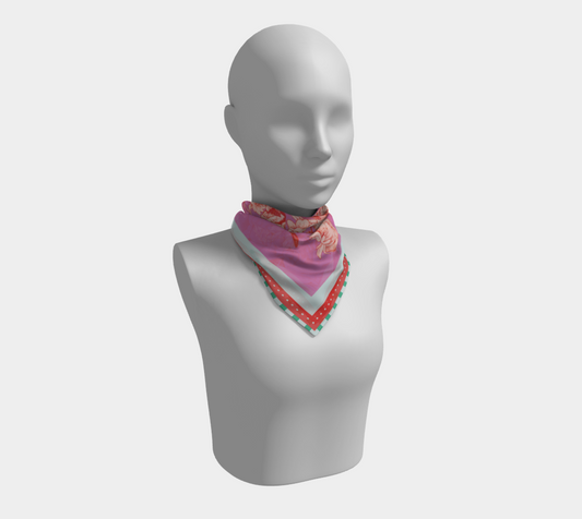 Botanical Square Scarf