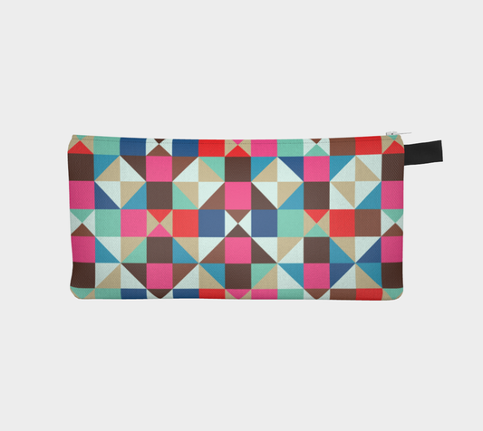 Bold Geometry Pencil Case