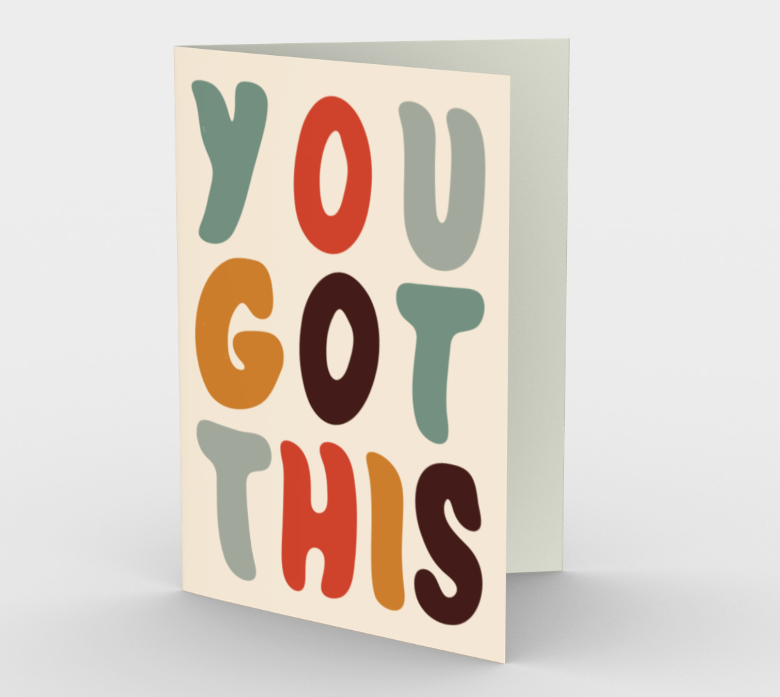 You Got This Stationery Card