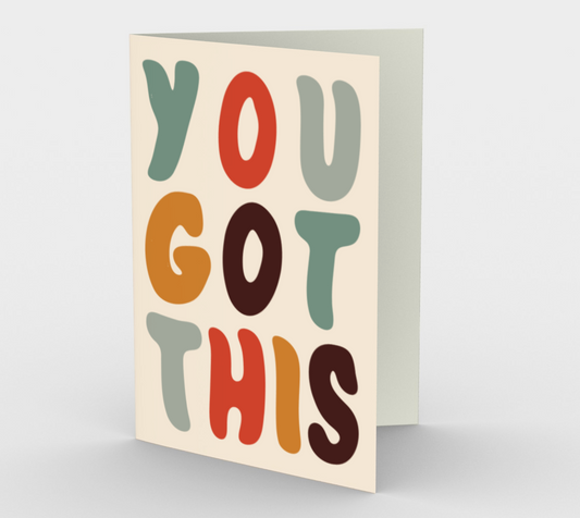 You Got This Stationery Card