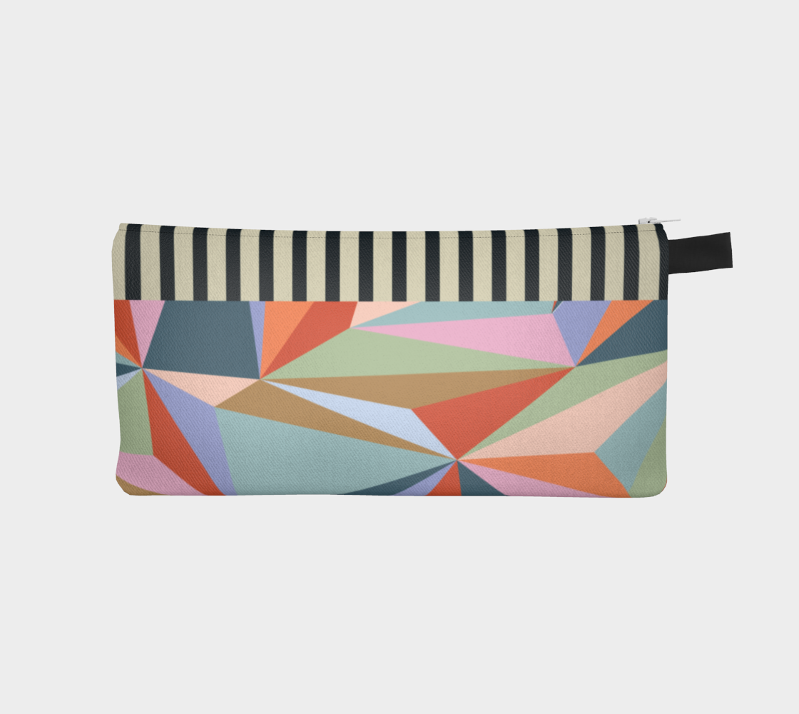 Modern Geometric Pencil Case