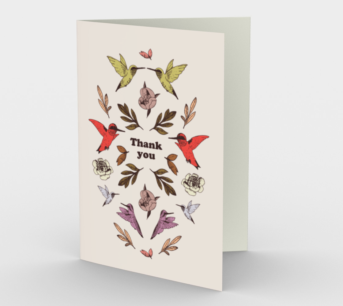 Thank You Botanical Card