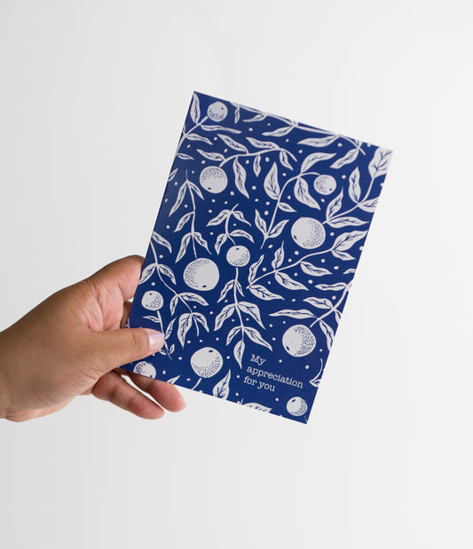 My Appreciation For You Stationery Card