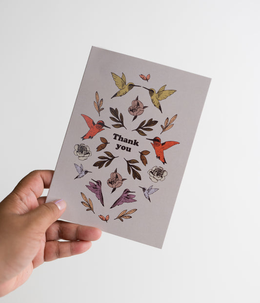 Thank You Botanical Card