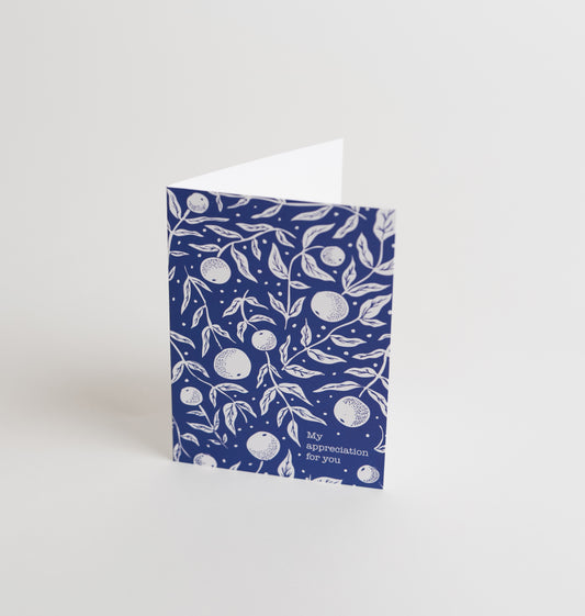 My Appreciation For You Stationery Card