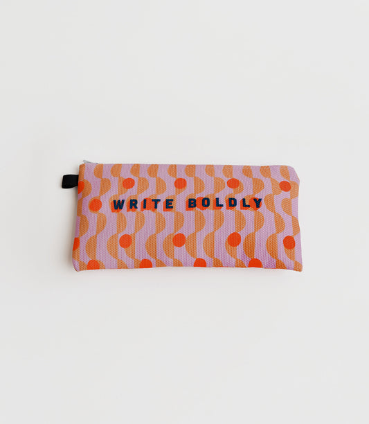 Write Boldly Pencil Case