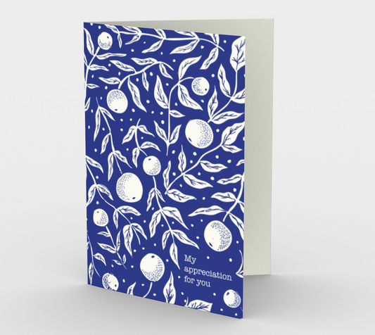 My Appreciation For You Stationery Card