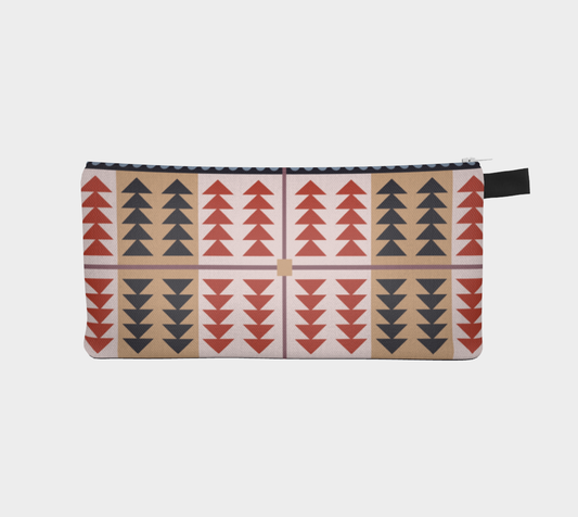 Whimsical Triangles Pencil Case