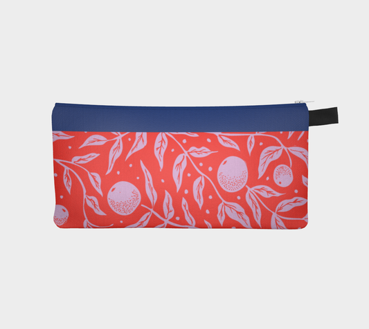 Orange You Glad Botanical Pencil Case