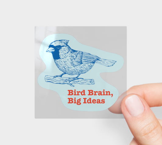 Bird Brain, Big Ideas Sticker