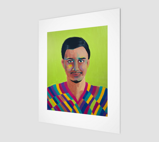 Portrait of a Young Man Art Print